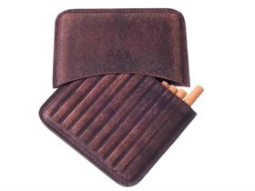 Сигаретница P&A на 10 сигарет, натуральная кожа T114-Buffalo - фото 10630
