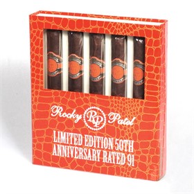 Набор сигар Rocky Patel Limited Edition 50 th Anniversary Rated 91 Toro (5) - фото 11296