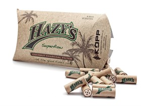 Фильтры для сигарет HazyS  Coconut & Charcoal filter 8 mm (50 шт) - фото 12999