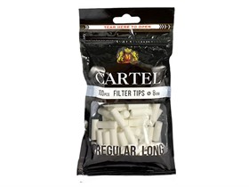 Фильтры для сигарет CARTEL Regular Long 100 шт (8x22 мм) - фото 13299