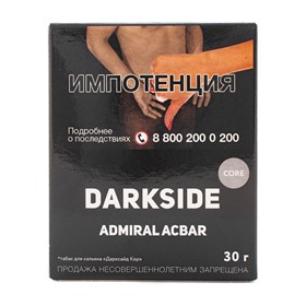 Табак для кальяна Dark Side Medium Admiral Acbar 30 гр (Овсяная каша) - фото 15987