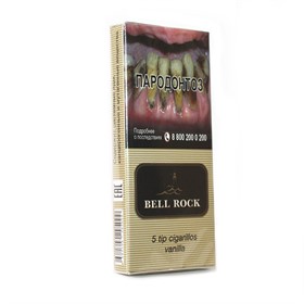 Сигариллы BELL ROCK Tip Vanilla (5 шт) - фото 16878