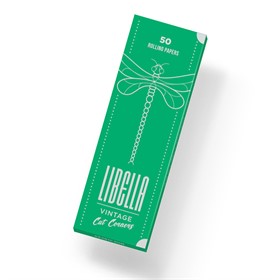 Сигаретная бумага Libella Vintage Green (Cut Corners) 70 мм (50 листов) - фото 17235