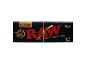 Бумага для самокруток Raw  Black 78 мм (50 листов) - фото 17278