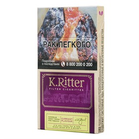 Сигариты K.Ritter Flavour Currant Super Slim (1 блок) - фото 17312