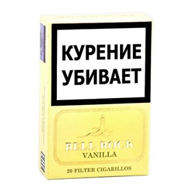Сигариллы BELL ROCK filter Vanilla (20 шт) - фото 17323