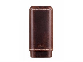 Чехол P&A на 3 сигары Черчилль, натуральная кожа и кедр T1067-Brown - фото 17368