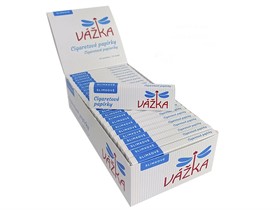 Сигаретная бумага Vazka Extra Slim SLIMKOVE ( 70 мм ) 50 листов - фото 17734