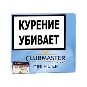 Сигариллы Clubmaster Mini Blue Filter (10 штук) - фото 17860