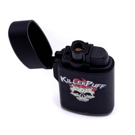 Зaжигалка BRUNOGET Rubberized Black (logo KillerPuff) (99720) - фото 17906