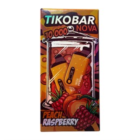 Электронная сигарета TIKOBAR Nova 10000 Персик Малина - фото 18120