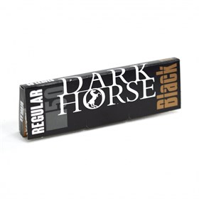 Сигаретная бумага Dark Horse REG Black 70 мм (50 листов) - фото 19102