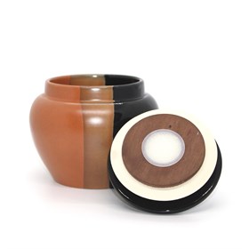 Банка для табака Ceramica Tripepi 2315 brown - фото 19389