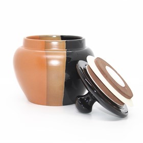 Банка для табака Ceramica Tripepi 2315 brown - фото 19390