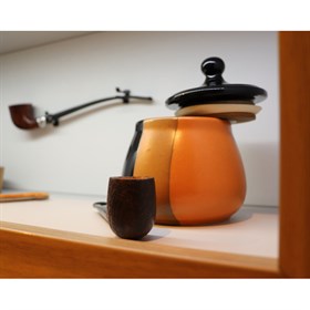 Банка для табака Ceramica Tripepi 2315 brown - фото 19392
