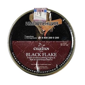 Табак трубочный Charatan Black Flake 50 гр - фото 19596