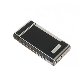 Зажигалка Caseti сигарная, турбо (двойное пламя), черная CA437-1 - фото 20612