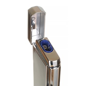 Зажигалка Caseti сигарная, турбо (двойное пламя), черная CA437-1 - фото 20614