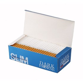 Гильзы для сигарет DARK HORSE SLM LONG 7Х20 мм (200 шт.) - фото 20689