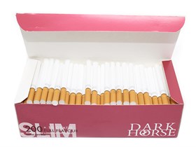Гильзы для сигарет Dark Horse SUPER SLM LONG 6,5x20 (210 шт.) - фото 20699