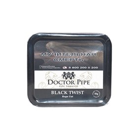 Табак трубочный Doctor Pipe Black Twist Rope Cut 50 гр - фото 20760