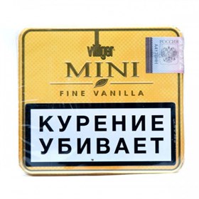 Сигариллы Villiger Mini Fine Vanilla (упаковка 10 штук) - фото 5888