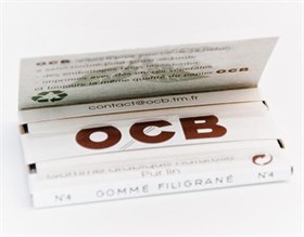 Сигаретная бумага OCB White No.4 100 листов 70 мм - фото 6261