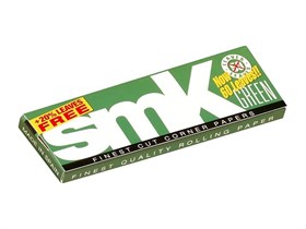 Сигаретная бумага SMK Green Cut Corners 70 мм (60 листов) - фото 8114