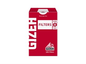 Фильтры для самокруток Gizeh 8 мм 100 шт - фото 9397