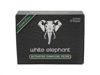 Фильтры для трубки White Elephant Угольные 9 мм (40 шт)