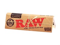 Бумага для самокруток RAW SINGLE WIDE  70 мм (50 листов)