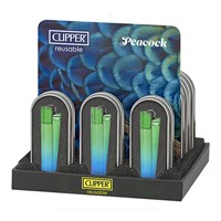 Зажигалка Clipper CP11 Peacock