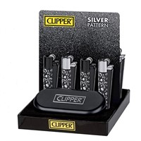 Зажигалка Clipper CP 22 Silver Pattern