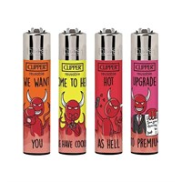 Зажигалка Clipper CP11 Funny as Hell