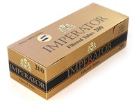 Гильзы для сигарет IMPERATOR BLACK Long CARBON 20 мм (200 шт.)