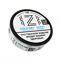 ЖЕВАТЕЛЬНЫЙ ТАБАК IZI SLIM COMPACT С АРОМАТОМ «COLD DRY» 10 гр.