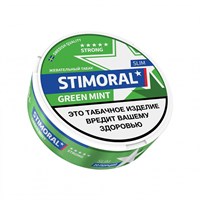 ЖЕВАТЕЛЬНЫЙ ТАБАК STIMORAL SLIM С АРОМАТОМ «GREEN MINT»