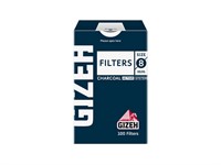 Фильтры для самокруток Gizeh 8 мм Угольные 100 шт